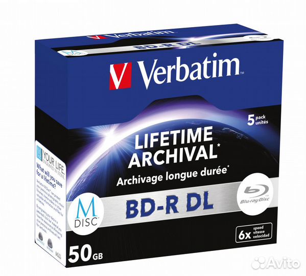 Verbatim M-disc Blu-Ray BD-R DL 50Gb