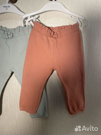 Штанишки - джоггеры C&A для девочки 80