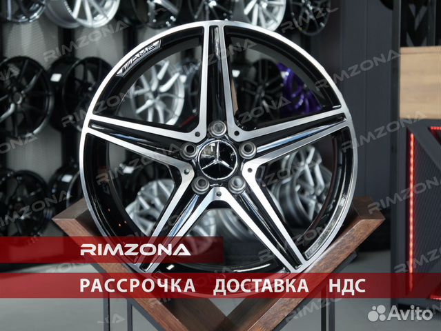 Литые диски AMG 5 R18 для Mercedes. Рассрочка