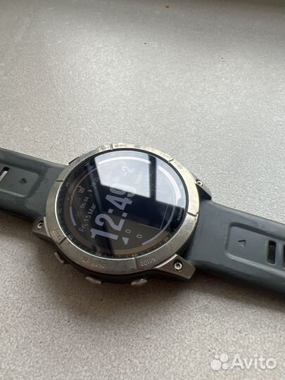 Часы Garmin Fenix 7X Sapphire Solar, титановый