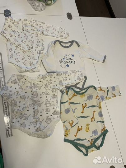 Одежда для новорожденных пакетом 56 62