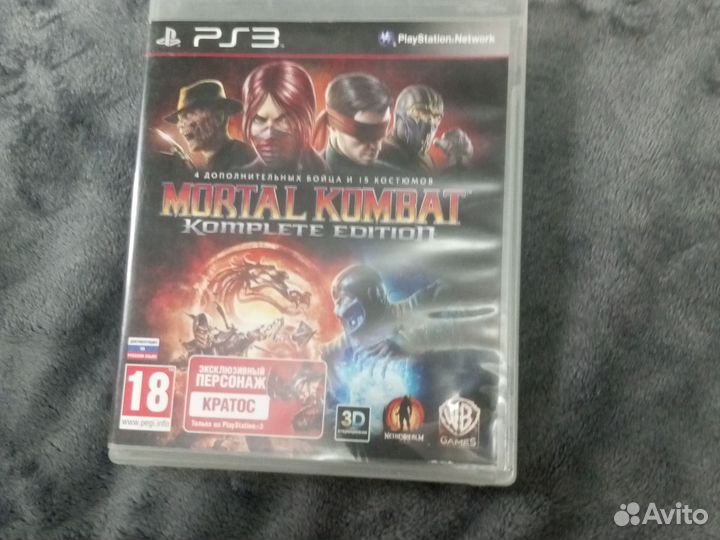 Диск Мортал комбат ps3