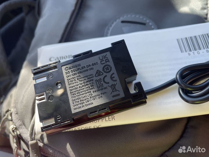 Canon DR-E6C DC для EOS R5C Каплер фальш-батарея