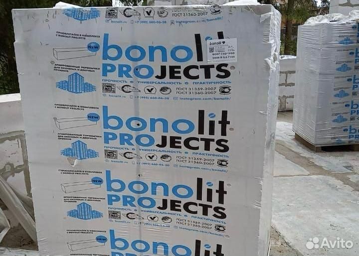 Газобетонные блоки Bonolit (Бонолит) 600х200х250