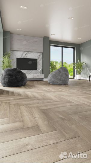 ECO 19-5 Дуб Натур Отбеленный Parquet Premium