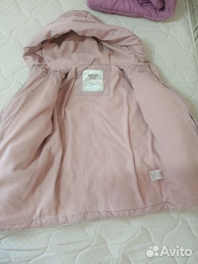 Куртка и полукомбинезон для девочки зима 110-116