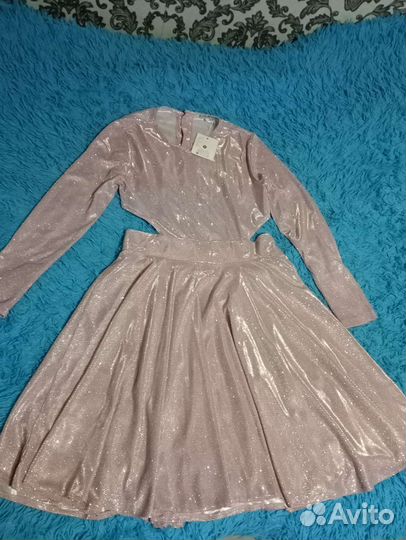 Платье с люрексом