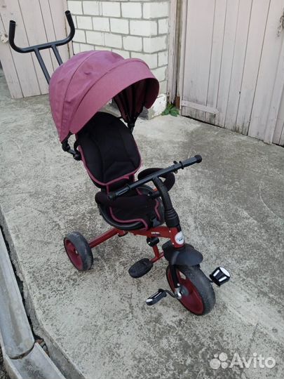 Велосипед коляска с ручкой