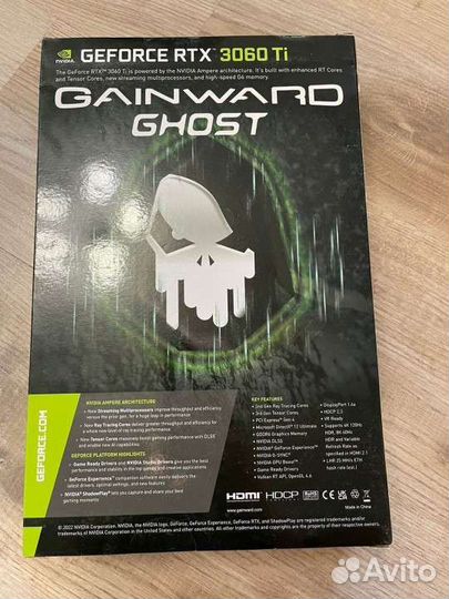 Видеокарта Gainward GeForce Rtx 3060 ti 8 Gb
