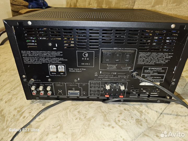 Двухкассетная дека с усилителем Pioneer DC-X620. Д