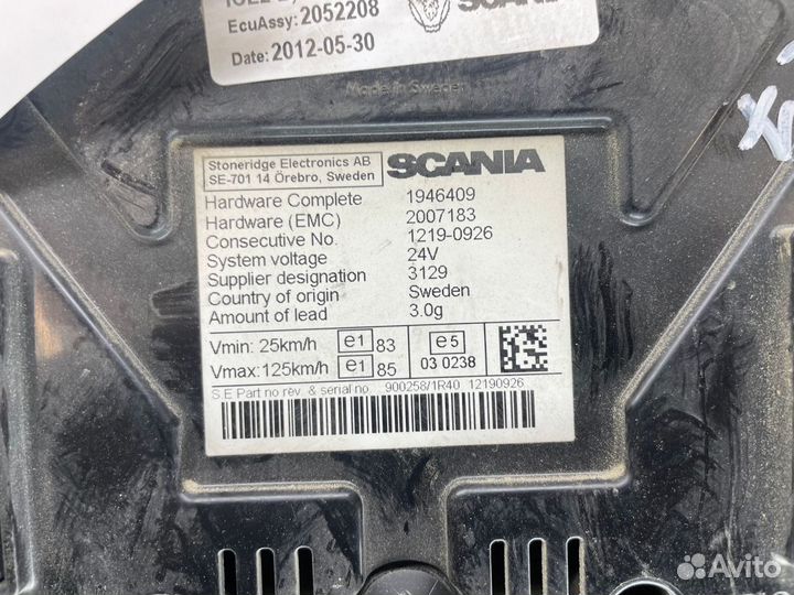 1946409 ECU ICL Комбинация приборов km/h scania