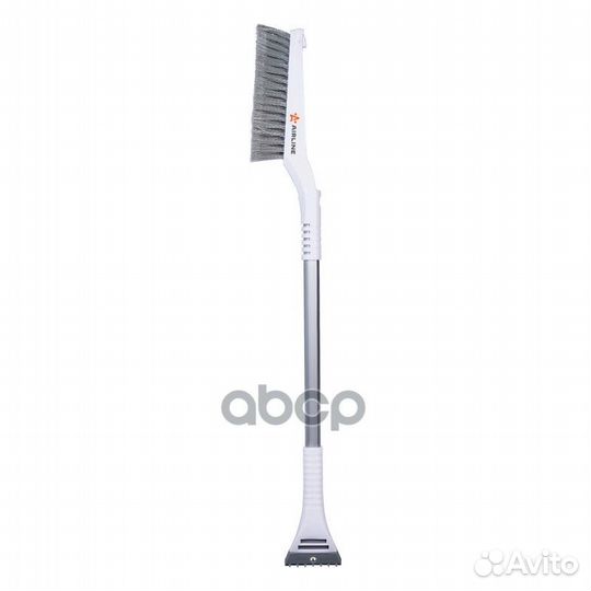 Щетка от снега и льда с плоской телескоп.рукояткой