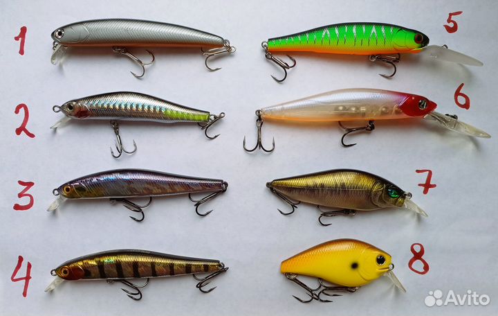 Воблеры Imakatsu, DUO, hmkl, O.S.P, Rapala и др