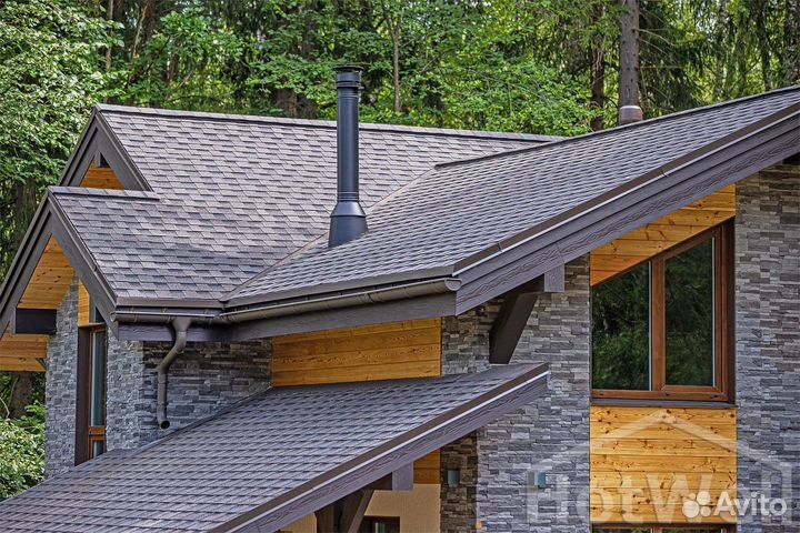 Гибкая черепица в рассрочку кровля