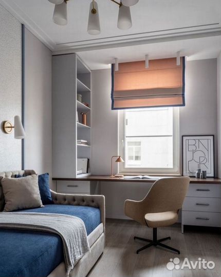 Детская рабочая зона у окна aa 156