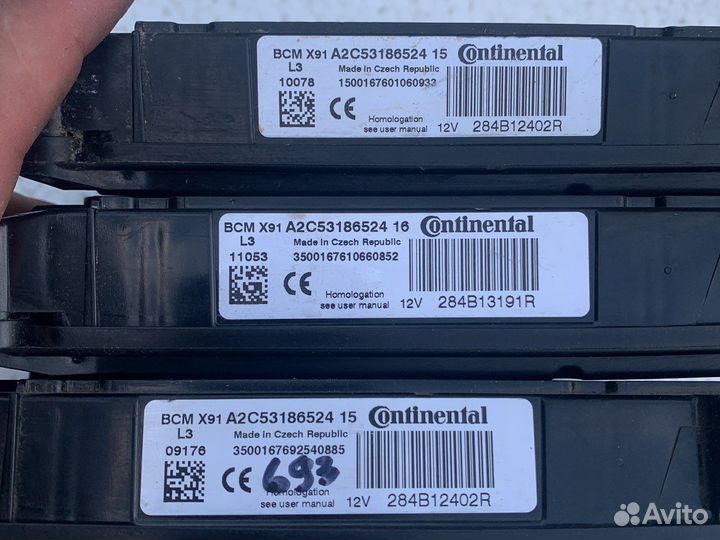 Блок комфорта renault laguna 3 L3