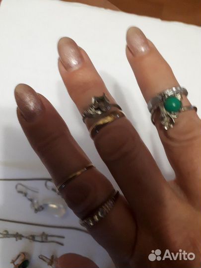 Броши.серьги.кольца СССР