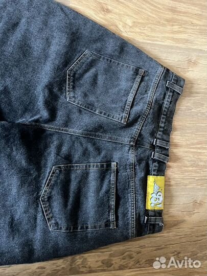 Джинсы polar skate co 93 denim серые