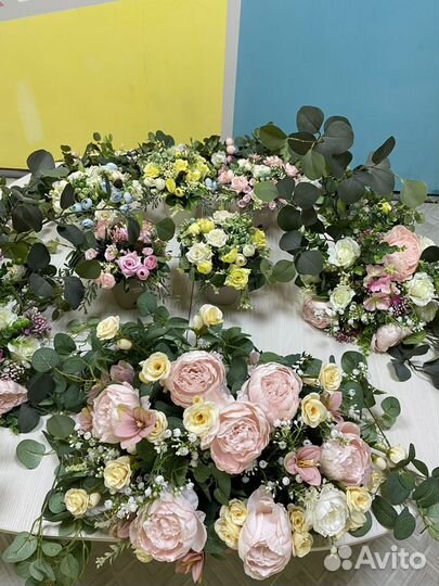 Свадебный декор, цветы (аренда)