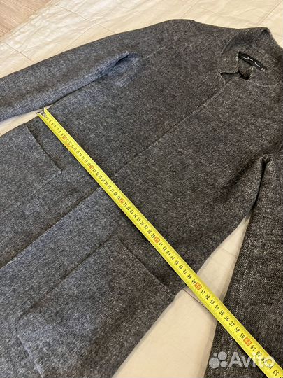 Пальто шерстяное длинное 42