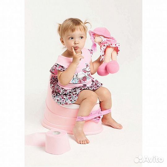 Горшок детский музыкальный (бежевый)