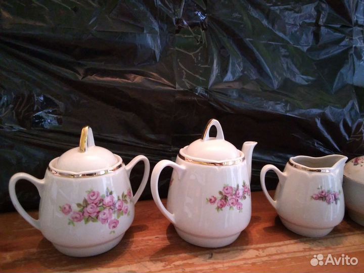 Чайник, сахарница, соусник rpа (рижский з-д) и др