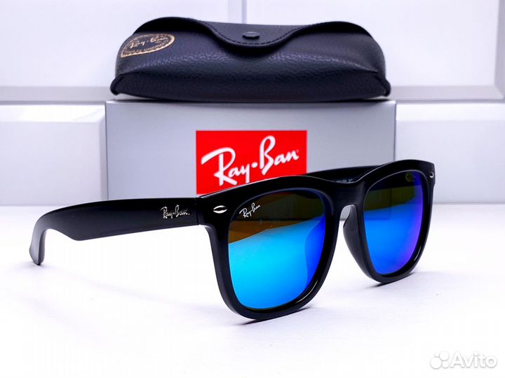 Очки Ray Ban 4260 D Синие Зеркальные