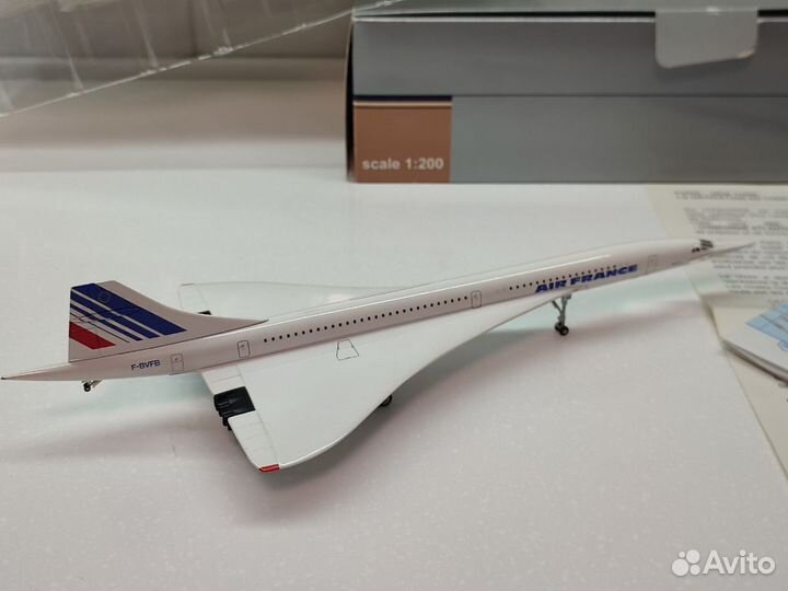 Модель самолета Concorde AIR france