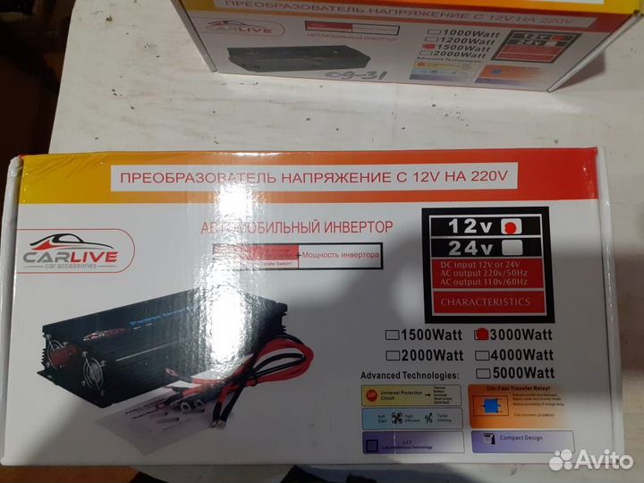 Преобразователь инвертор напряжения с 12 на 220