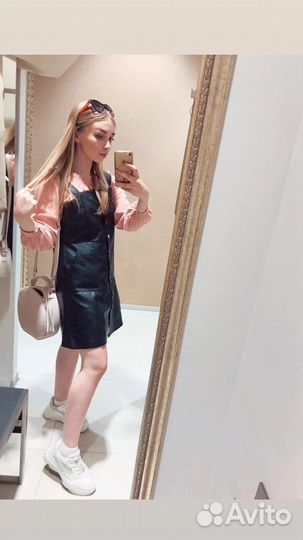 Кожаный сарафан