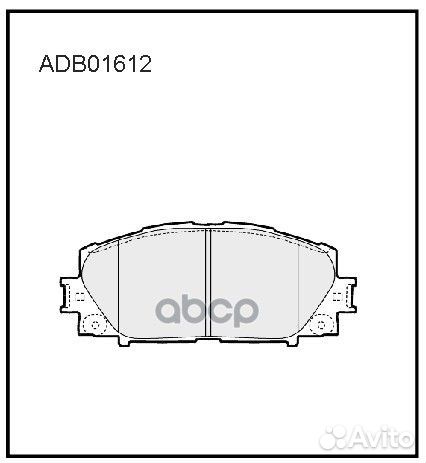 Колодки тормозные дисковые перед toyota yaris