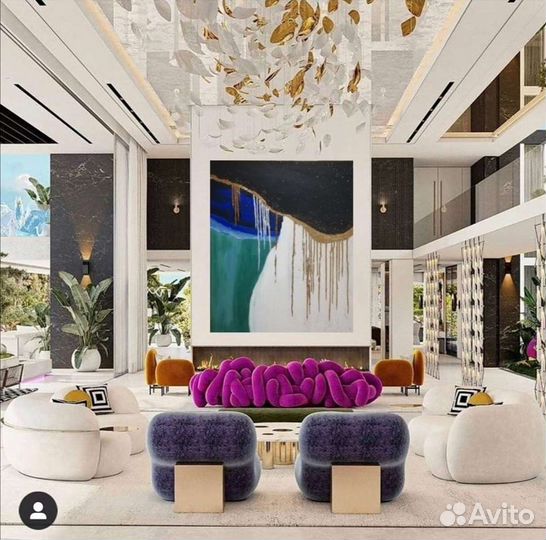 Картина абстракция