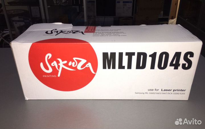 Картридж Sakura mltd104s для Samsung ML-1660/1661