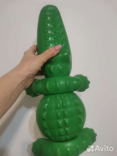 Игрушки крокодил резиновые СССР лягушка дутыш