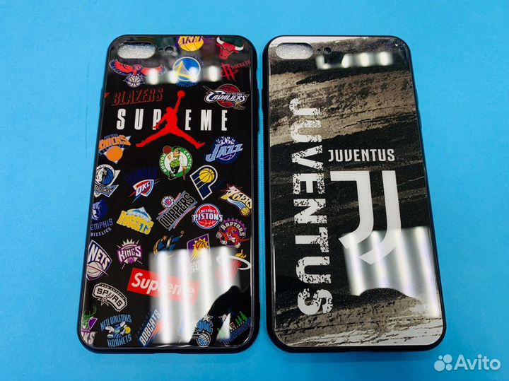 Чехлы стеклянные на IPhone 7/8Plus