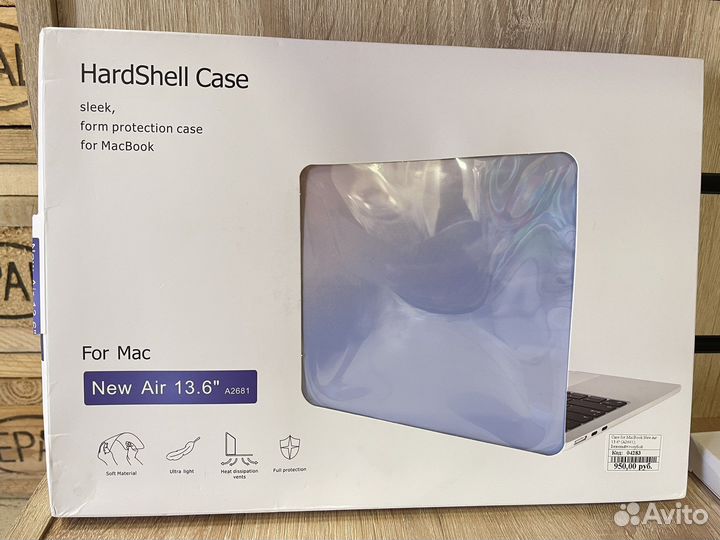 Чехол-накладка для MacBook New Air 13.6
