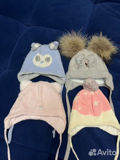 Шапочки зимние, демисезонные, летние