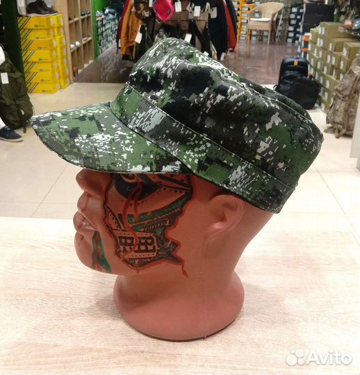 Кепка formeks контрол зелёная ситка