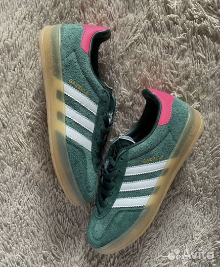 Adidas Gazelle Indoor Green Pink