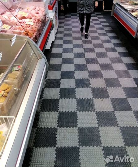 Пвх плитка для пола гаража