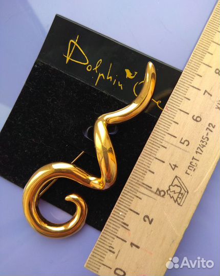 Брошь Dolphin Ore, новая