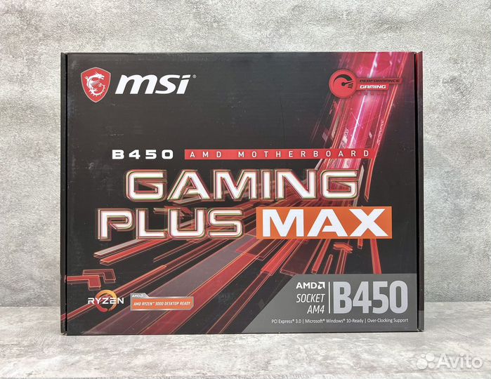 Комплект MSI B450 gaming plus MAX + Ryzen 5 / 7