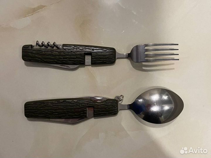 Мультитул / Нож складной, ложка вилка 6 в 1