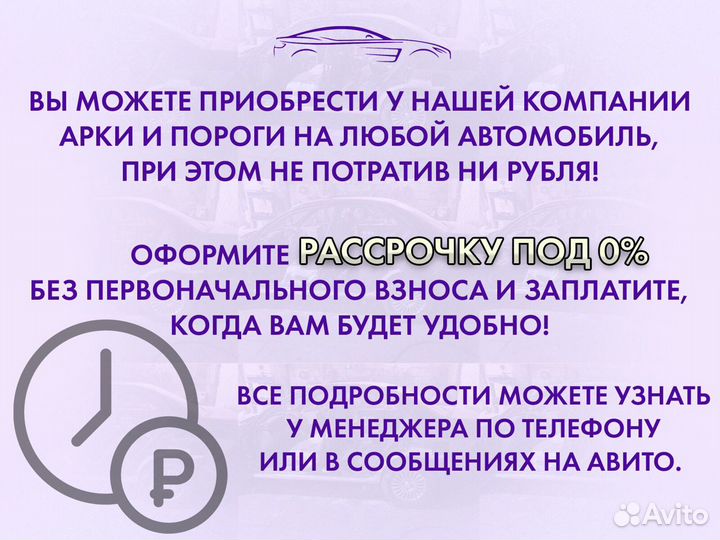 Ремонтные арки на Toyota RAV4 1 поколение задние