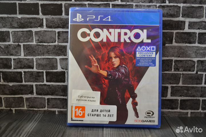 Control диск PS4 (новый)