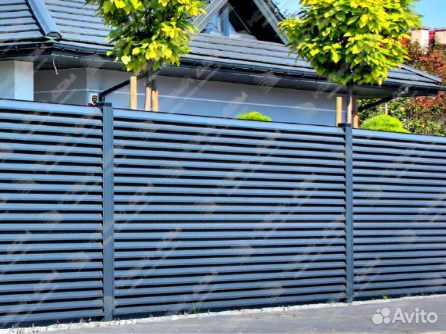 Забор жалюзи