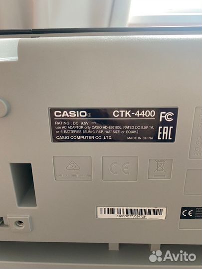 Синтезатор casio CTK-4400