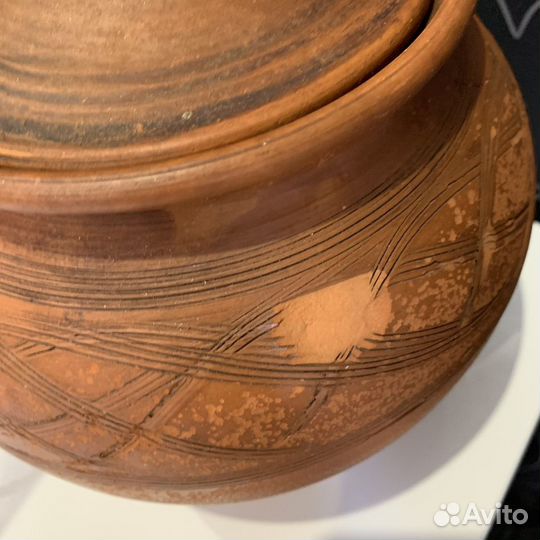 Жаровня супница глиняная