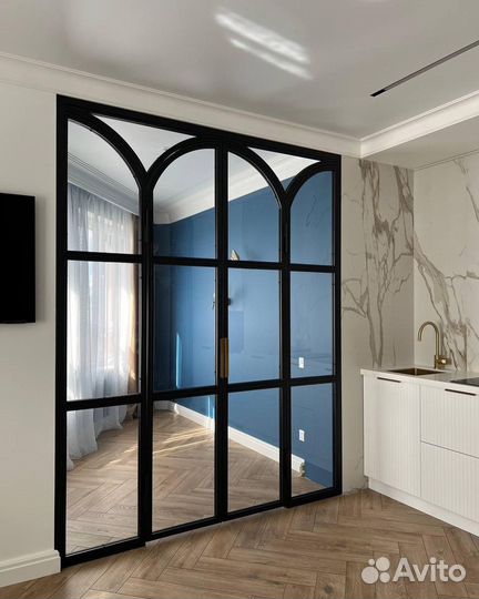 Перегородка из профиля под ключ