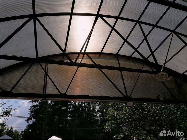 Монолитный поликарбонат 3мм1500х1800ммСерая Бронза